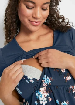 bonprix bonprix 53441009 Azul oscuro de flores New