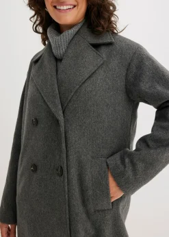 bonprix bonprix Abrigo Antracita jaspeado Outlet
