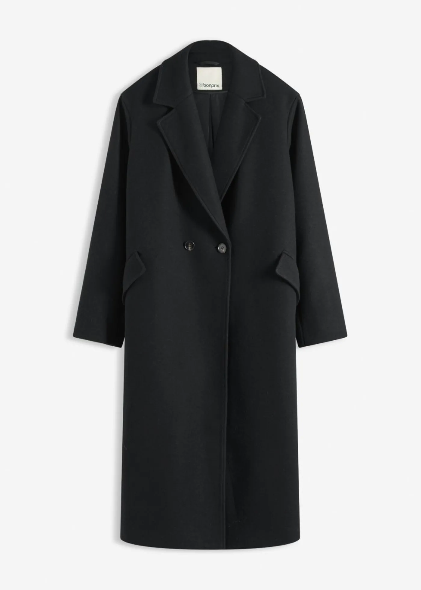 bonprix bonprix Abrigo Negro Clearance