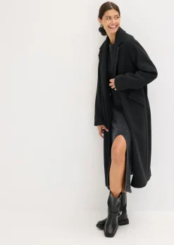 bonprix bonprix Abrigo Negro Clearance