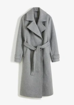 bonprix bonprix Abrigo Gris jaspeado Outlet