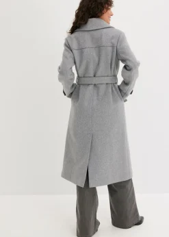 bonprix bonprix Abrigo Gris jaspeado Outlet