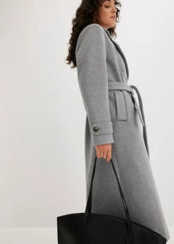 bonprix bonprix Abrigo Gris jaspeado Outlet