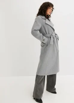 bonprix bonprix Abrigo Gris jaspeado Outlet