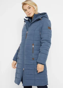bonprix bonprix Abrigo acolchado, aspecto 2 en 1 índigo Hot
