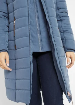 bonprix bonprix Abrigo acolchado, aspecto 2 en 1 índigo Hot