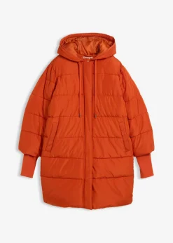 bonprix bonprix Abrigo acolchado funcional impermeable Naranja lava Online