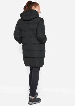bonprix bonprix Abrigo acolchado funcional impermeable Negro Discount