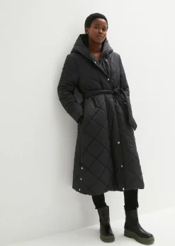 bonprix bonprix Abrigo acolchado ligero Negro Clearance