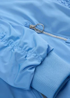 bonprix bonprix Abrigo con cuello de punto azul provenzal Clearance