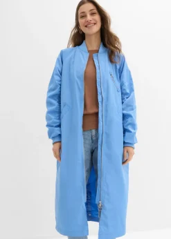bonprix bonprix Abrigo con cuello de punto azul provenzal Clearance