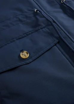 bonprix bonprix Abrigo de invierno, aspecto 2 en 1 Azul marino Sale