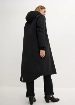 bonprix bonprix Abrigo de invierno con guateado interior Negro Sale