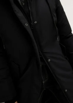 bonprix bonprix Abrigo de invierno con guateado interior Negro Sale