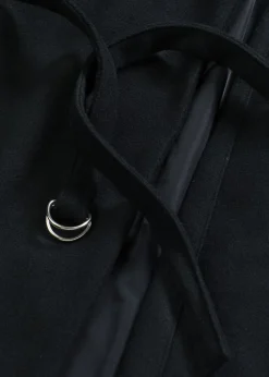 bonprix bonprix Abrigo de mezcla de viscosa Antracita oscuro Outlet