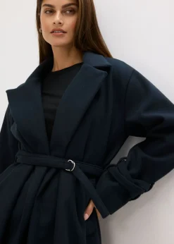 bonprix bonprix Abrigo de mezcla de viscosa Antracita oscuro Outlet