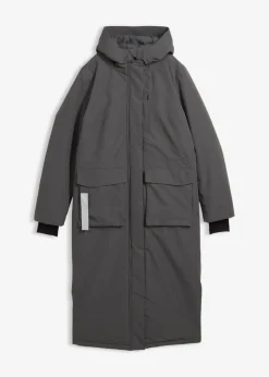 bonprix bonprix Abrigo funcional impermeable antracita New