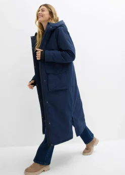 bonprix bonprix Abrigo funcional impermeable Azul marino Hot