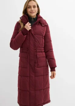 bonprix bonprix Abrigo guateado mora oscuro Hot