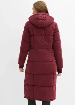 bonprix bonprix Abrigo guateado mora oscuro Hot
