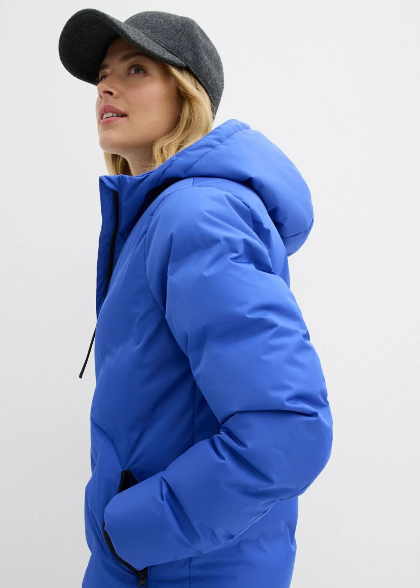 bonprix bonprix Abrigo guateado Azul zafiro Outlet