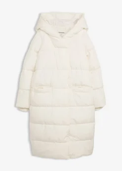 bonprix bonprix Abrigo guateado oversize blanco perla Online