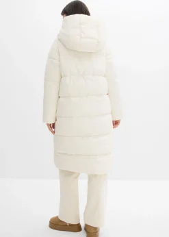 bonprix bonprix Abrigo guateado oversize blanco perla Online