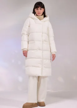 bonprix bonprix Abrigo guateado oversize blanco perla Online