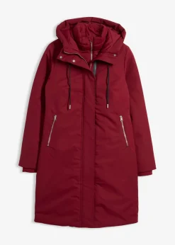 bonprix bonprix Abrigo impermeable 2 en 1 para exteriores Rojo Discount