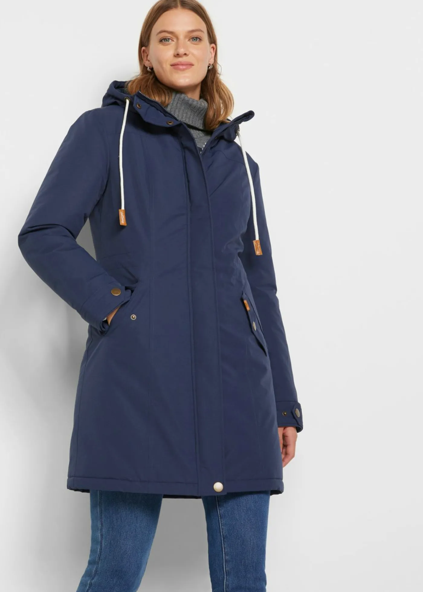 bonprix bonprix Abrigo impermeable para exteriores Azul marino
