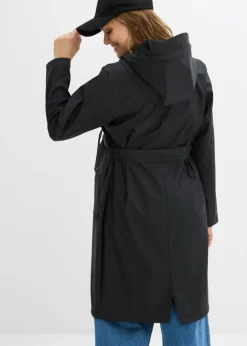 bonprix bonprix Abrigo impermeable y cortavientos 3 en 1 premamá y de porteo con dos insertos Negro Discount