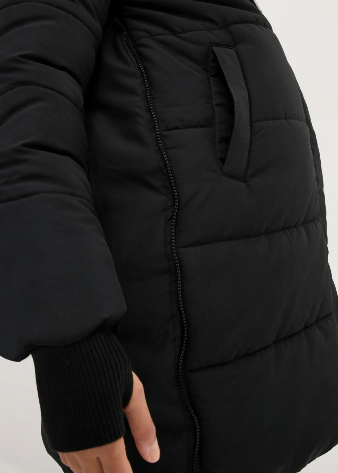bonprix bonprix Abrigo premamá 3 en 1 con inserto de porteo Negro Clearance