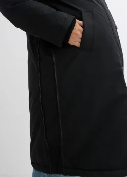 bonprix bonprix Abrigo premamá guateado 3 en 1 con inserto de porteo negro/blanco lana/marrón Online