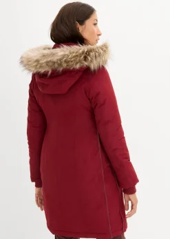 bonprix bonprix Abrigo premamá impermeable y cortavientos 3 en 1 con inserto de porteo Rojo rubí Best