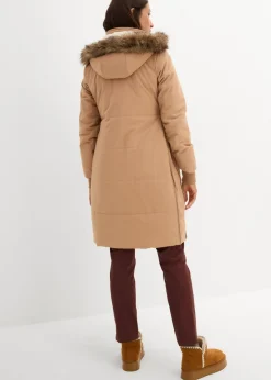 bonprix bonprix Abrigo premamá y de porteo, guateado, 3 en 1 Camel Discount