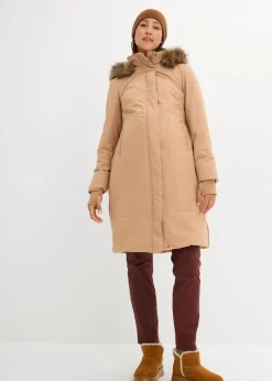 bonprix bonprix Abrigo premamá y de porteo, guateado, 3 en 1 Camel Discount