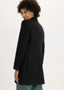 bonprix bonprix Abrigo tipo americana Negro Online