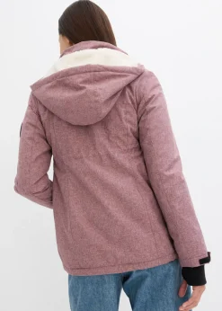bonprix bonprix Agradable chaqueta premamá 3 en 1 y de porteo Burdeos jaspeado Online