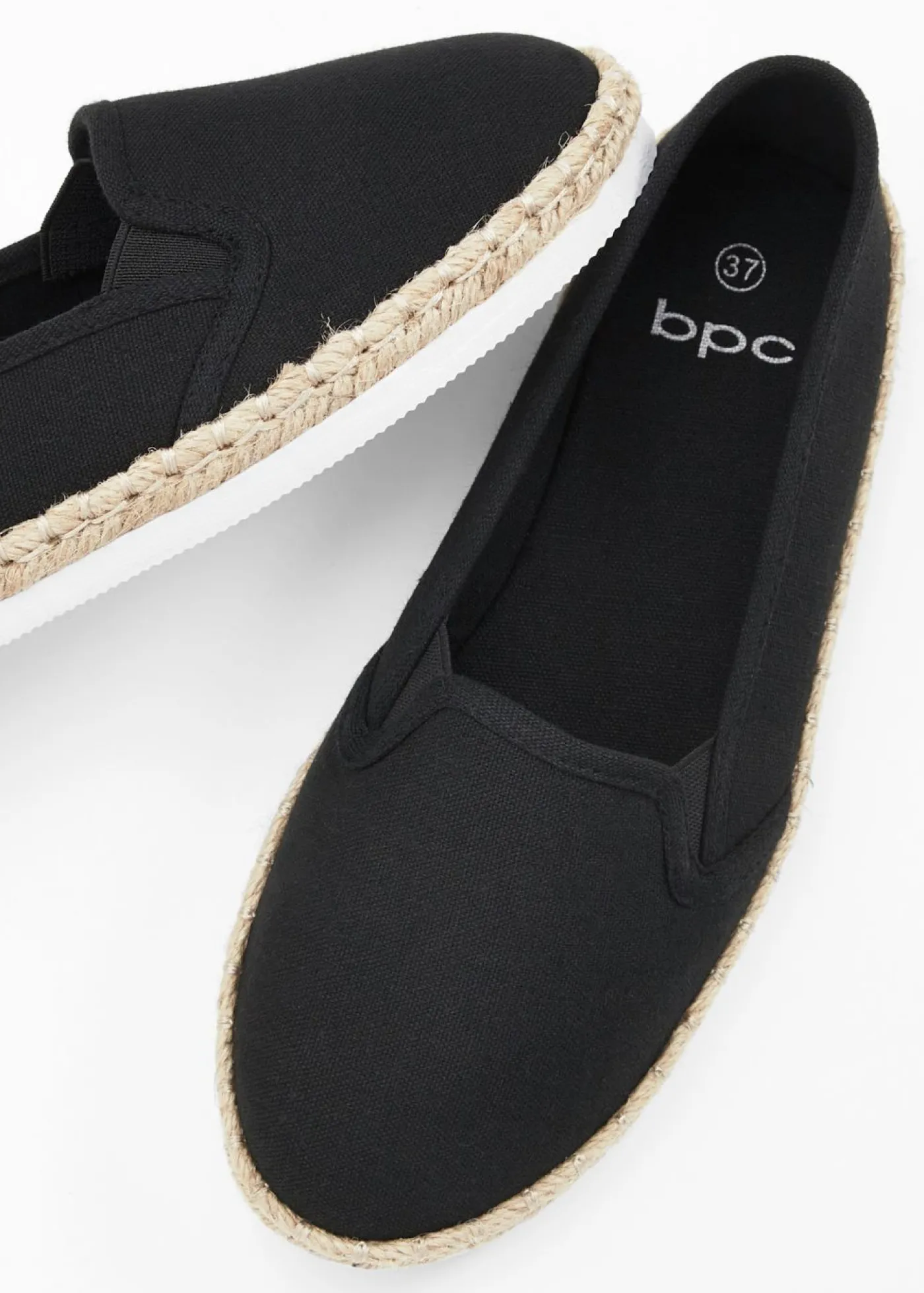 bonprix bonprix Alpargatas Negro Clearance