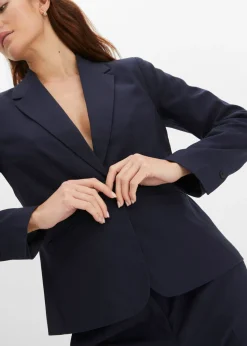 bonprix bonprix Americana con bolsillos Azul oscuro Hot