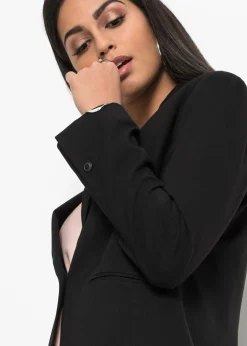 bonprix bonprix Americana con bolsillos, petite Negro Outlet