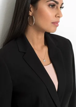 bonprix bonprix Americana con bolsillos, petite Negro Outlet