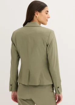 bonprix bonprix Americana con bolsillos, petite Oliva New