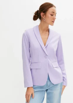 bonprix bonprix Americana con botones Violeta claro Discount