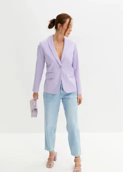 bonprix bonprix Americana con botones Violeta claro Discount