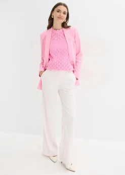 bonprix bonprix Americana con cinturón Rosa Discount
