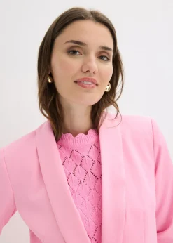 bonprix bonprix Americana con cinturón Rosa Discount