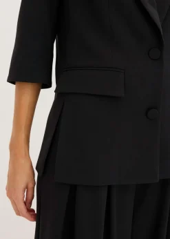 bonprix bonprix Americana con hombros marcados en tendencia Negro Outlet