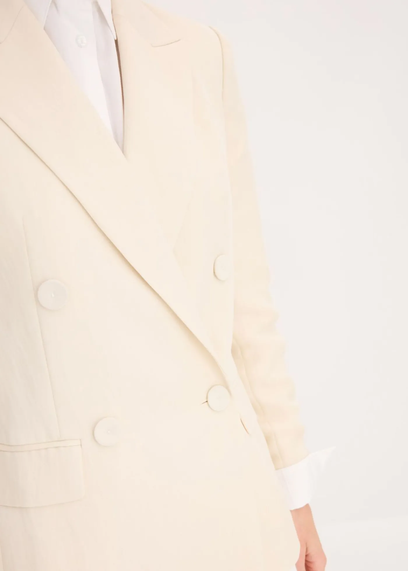 bonprix bonprix Americana con lyocell y efecto arrugado Beige natural New
