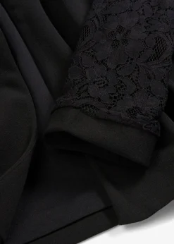 bonprix bonprix Americana con mangas de encaje Negro Sale